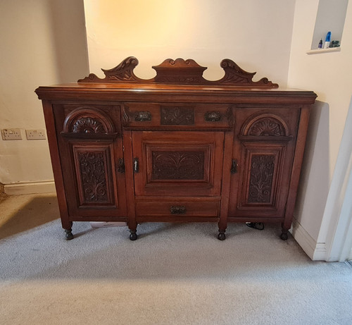 Antique mahogany sideboard 3 - antique,