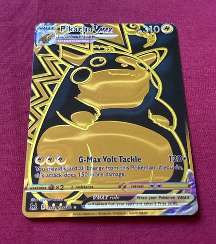 Pikachu vmax black and gold - vmax,