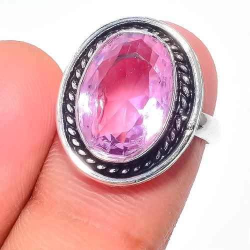Pink kunzite gemstone 925 - kunzite,