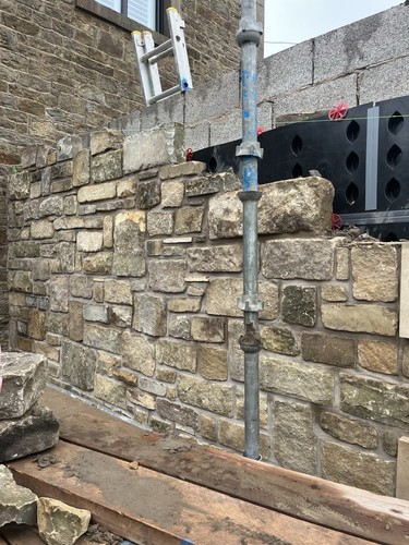 Sand stone walling - sand,