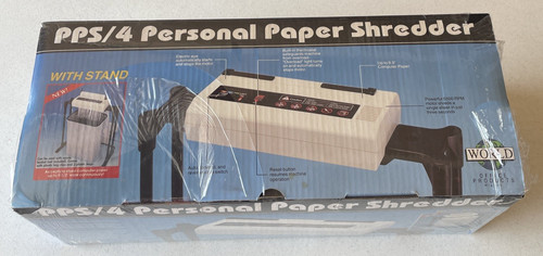 Personal paper shredder sealed - paper,