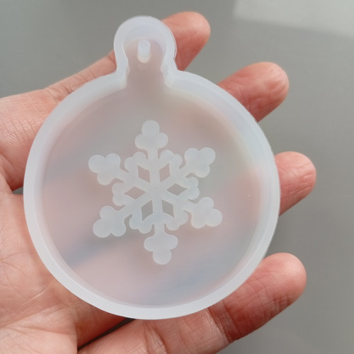 Xmas bauble mould snowflake