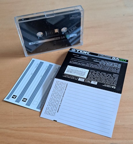 Tdk sa90 vintage used cassette - tdk,