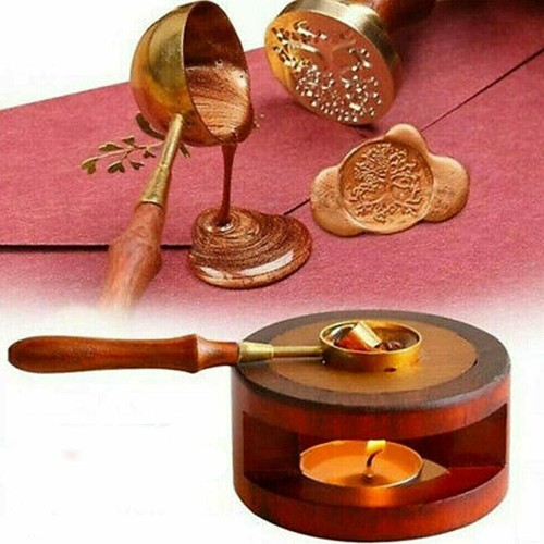 Retro wax seal stamp warmer - retro,