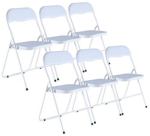 Padded folding chairs set - chairs, &