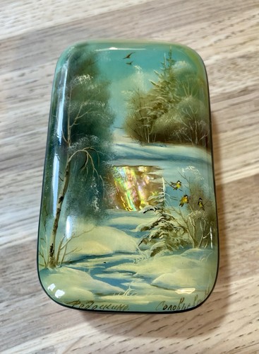 Fedoskino hand painted paper - fedoskino,