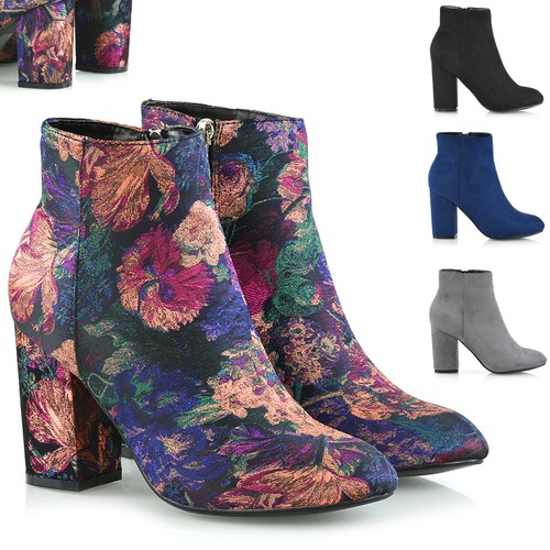 Womens ankle boots block - ankle,