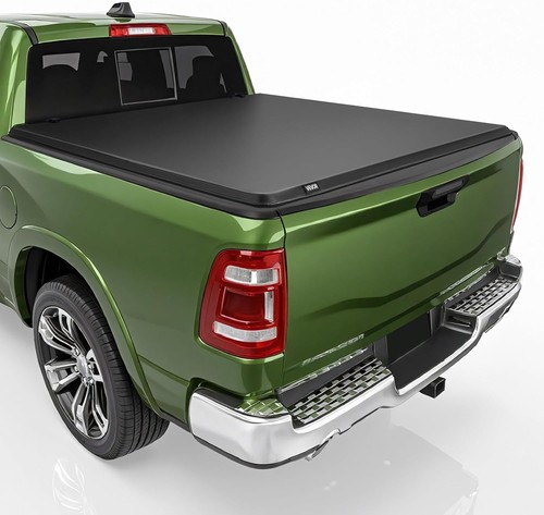 Soft roll truck bed tonneau - up,