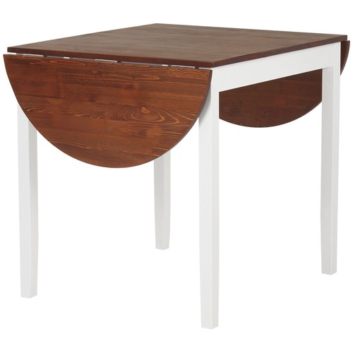 Extendable round dining table - round,