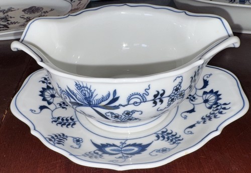 Blue danube gravy boat with - blue,