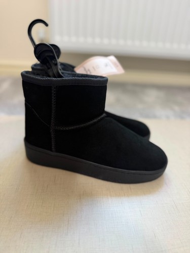 Black suede ankle boots - suede,