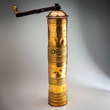 Vintage brass coffee - brass,
