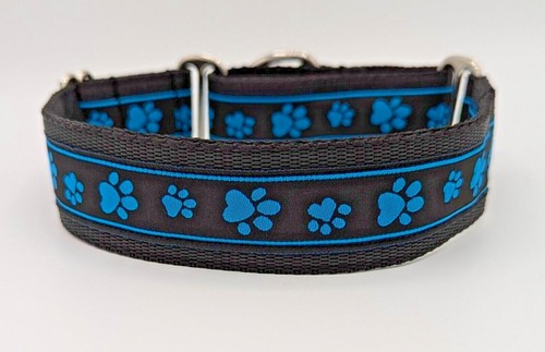 Martingale dog collar - collar, blue