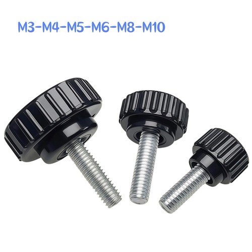 Knurled thumb screws plastic - thumb,
