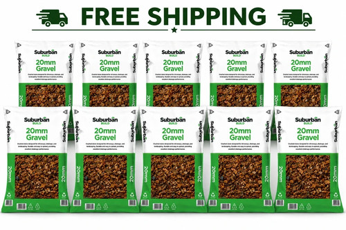 20mm natural garden gravel - natural,