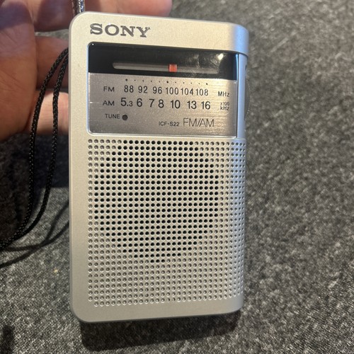 Sony icf s22 - portable, am/fm