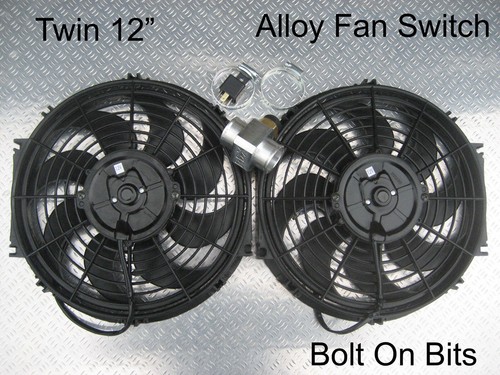 Twin radiator fans range - twin, 12"