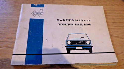 Volvo 142 144 owners - , manual