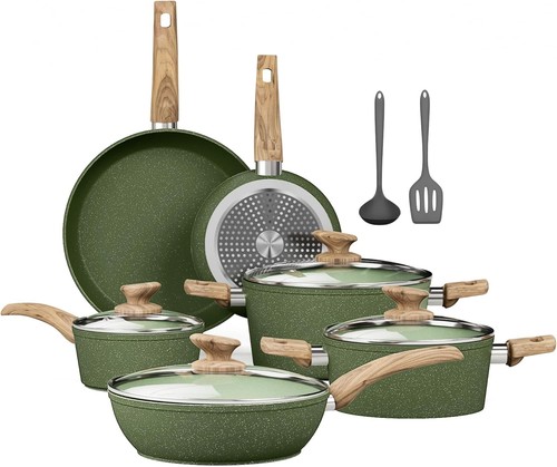 Granite non stick cookware set - non-stick,