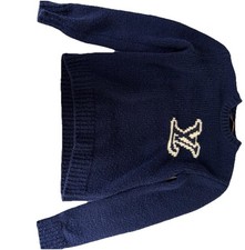 Intarsia knit sweater - lv,