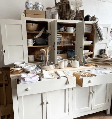 Freestanding oak kitchen units - kitchen,