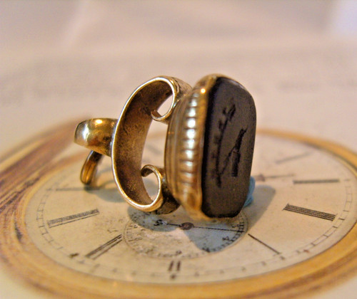 Pocket watch chain fob - fob, 1830s
