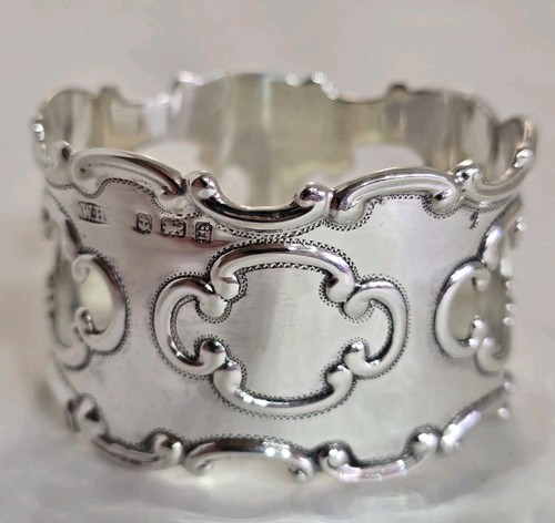 Antique sterling silver napkin