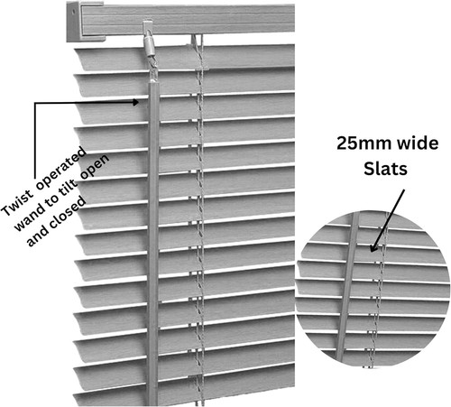 Pvc venetian blinds - venetian, white