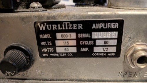 Wurlitzer electric piano 120 - electric,
