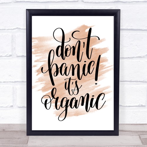 Don panic its organic - panic,