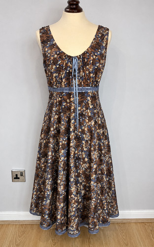 Nomads floral cotton dress - dress, uk