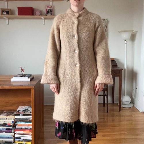 Vintage 60s 70s cream mohair - vintage,