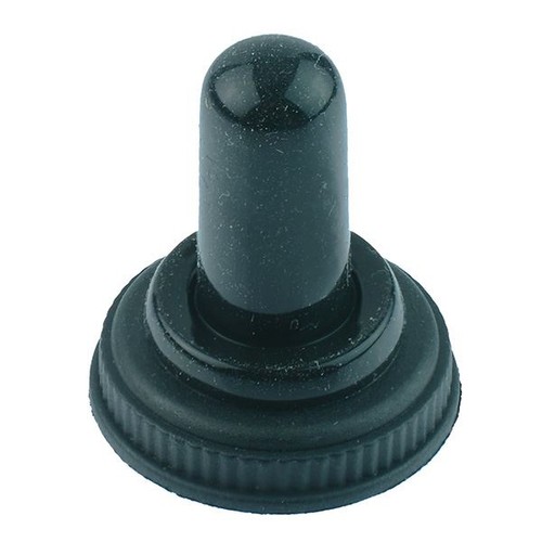 Black toggle switch rubber - black,