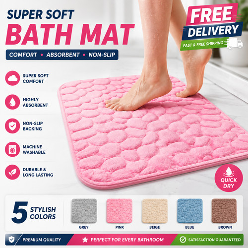 Anti slip bath mat soft - anti,