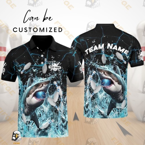 Personalized shark bowling - personalized,