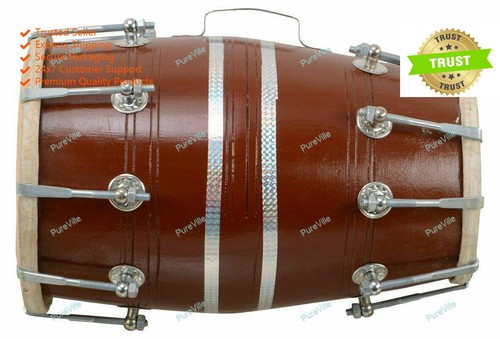 Wooden dholak indian - dholak, folk