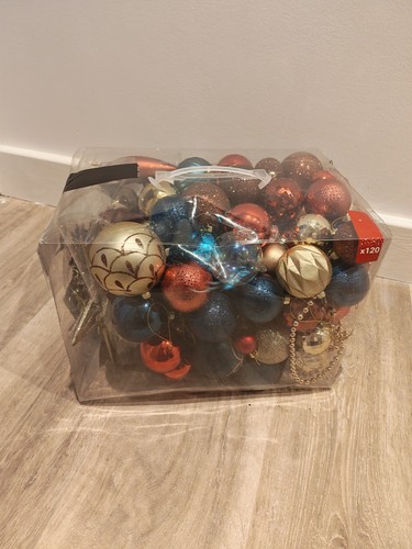 Christmas baubles joblot - baubles,