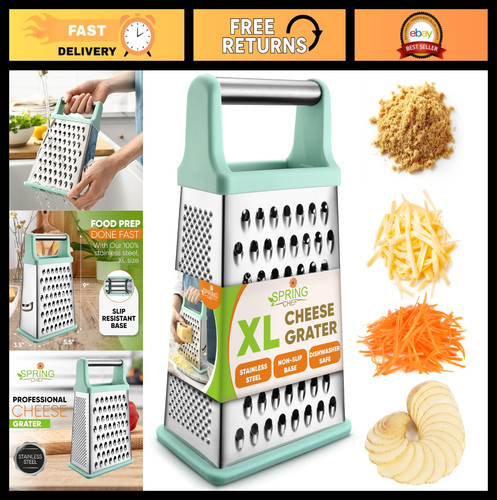 Stainless steel box grater - xl,