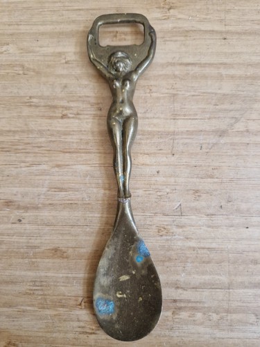 Vintage brass nude - brass, lady