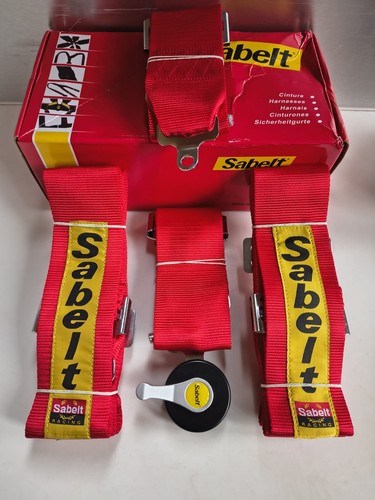 Sabelt point harness red - point,