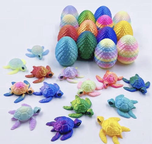 Printed articulated turtle - printed,