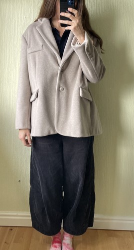 Motel boiled wool jacket - boiled, taupe
