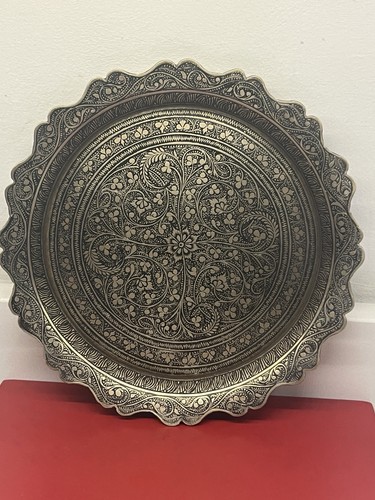 Vintage engraved brass - vintage,