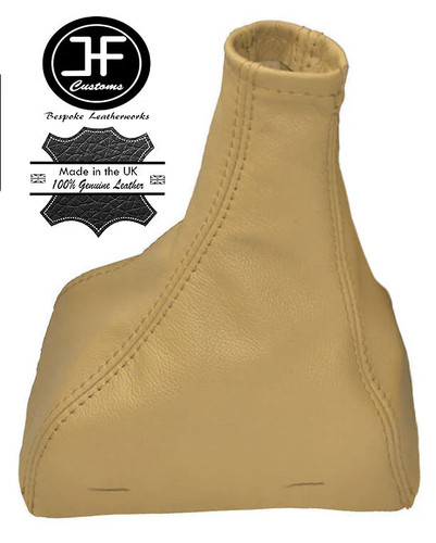 Cream real leather manual gear - real,