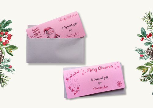 Personalised christmas scratch - personalised,