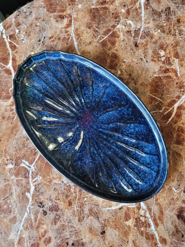 Oval porcelain plate - oval,