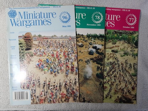 Miniature wargames - 3x,