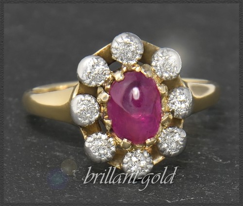 Antique diamond ruby - diamond, &