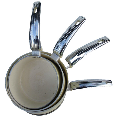 Swan pan set cream 16 - pan,