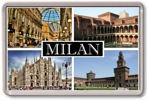 Fridge magnet milan large - magnet,